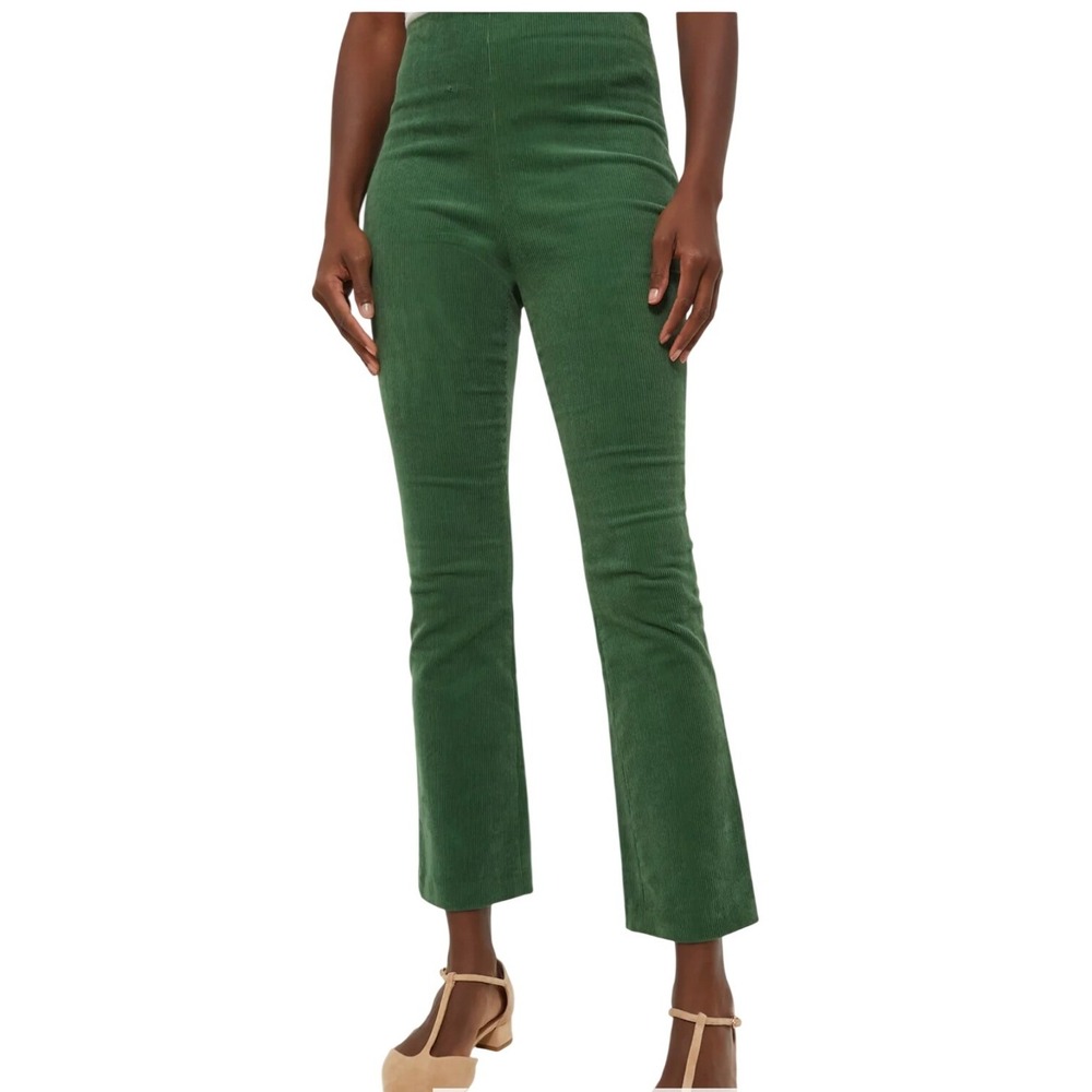 Tuckernuck Green Corduroy Ashford Pants Side Zip Sz M Slim Kick Leg